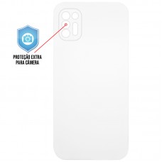 Capa para Motorola Moto G9 Plus - Silicone Case Branca